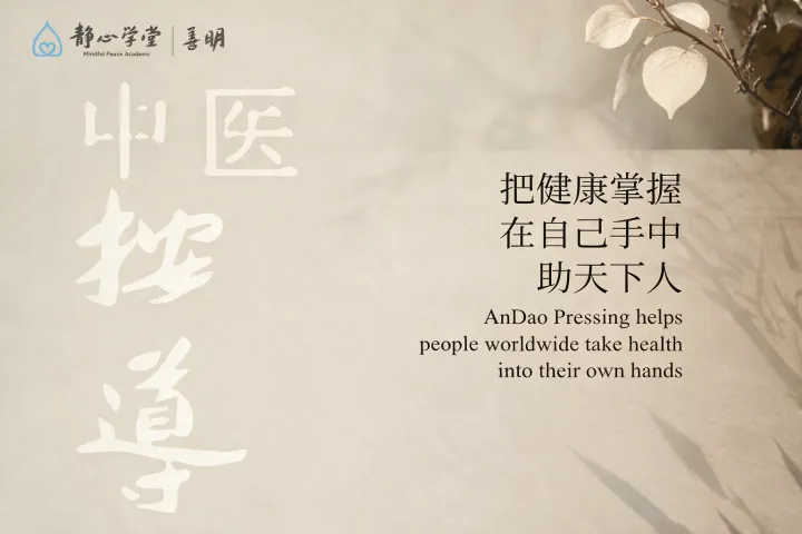 Mindful Peace Academy宣传海报,展示AnDao Pressing课程信息及时间安排